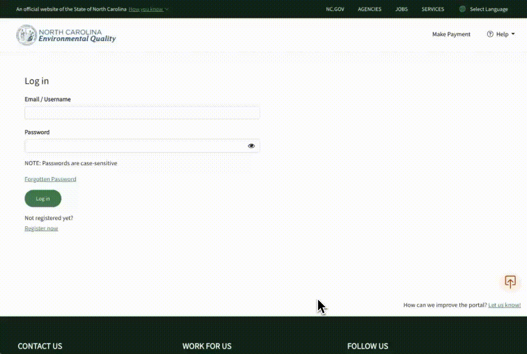 Demonstrate paying an invoice without logging in